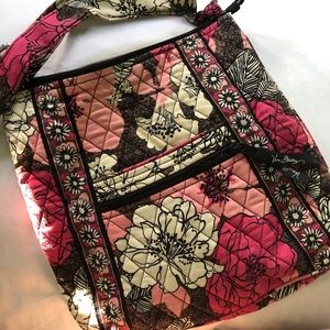 Vera Bradley Mocha Rouge satchel